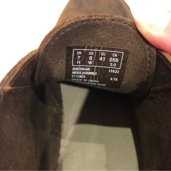 Clark's Bushacre 2 Chukka Boots Men’s Size 8W - Picture 5 of 10